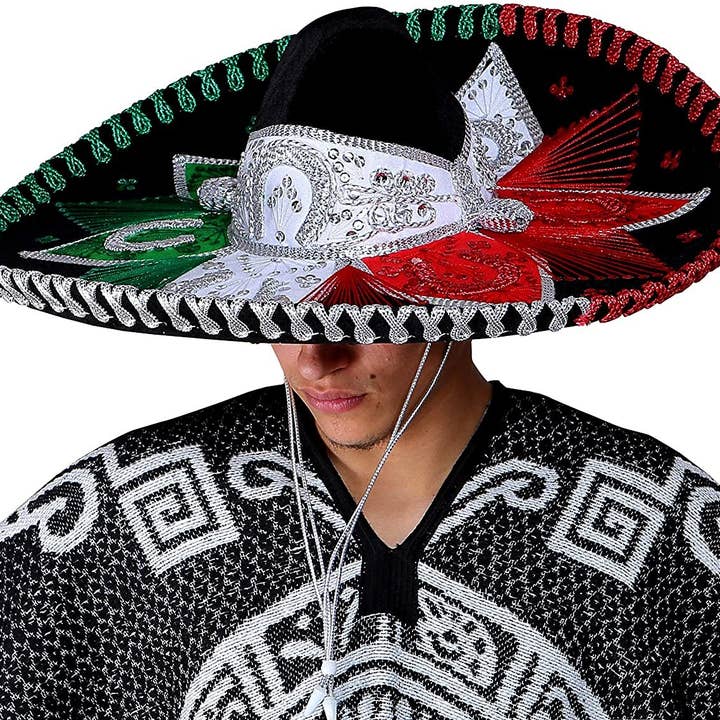 FESTMEX - Wholesale Cowboy Hat - Unisex - Authentic Adult Mexican Sombrero Mariachi Charro Hat, Premium Mexican Hat for Costume Parties, 5 de Mayo, 16 de Septiembre4