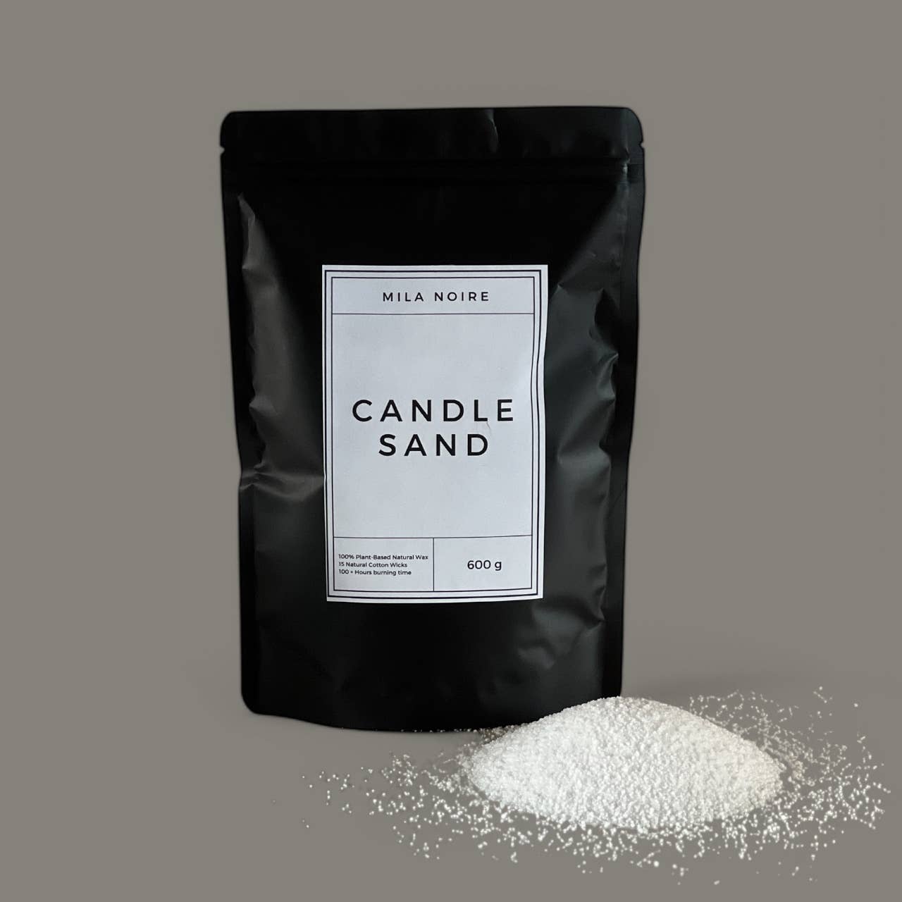 Mila Noire - Wholesale Jar/Filled Candle - Candle Sand - A Unique & Eco-Friendly Way to Make Candles