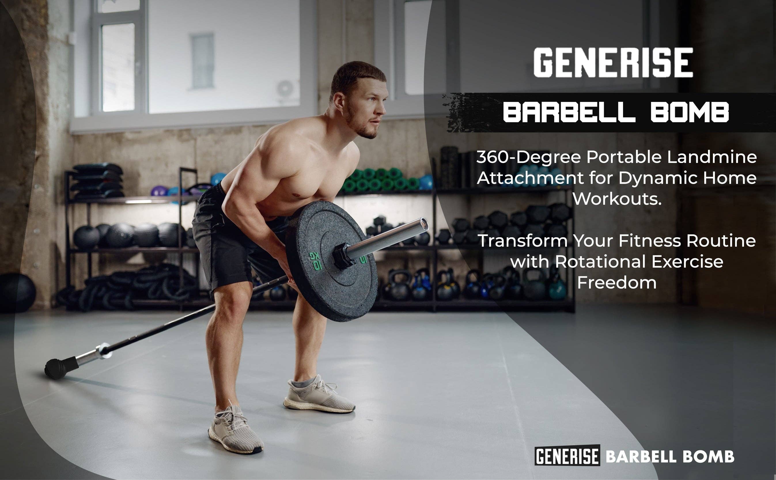 My Wholesale Warehouse - Vente Équipement de fitness - Balle antimines portable Generise « Barbell Bomb »8