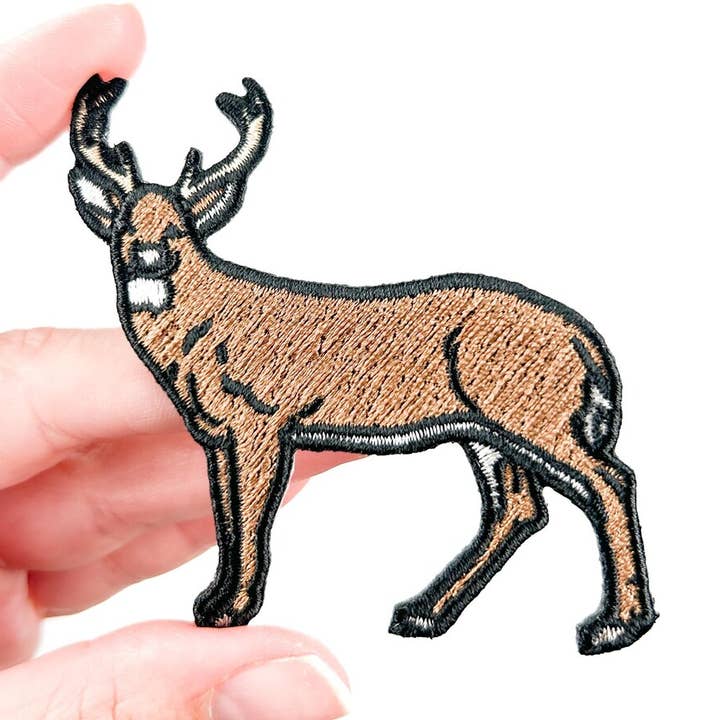 Field Trip Threads – Emblema por atacado – Ferro Bordado de Veado em Patch Hunter, Camo de Caça ao Ar Livre0