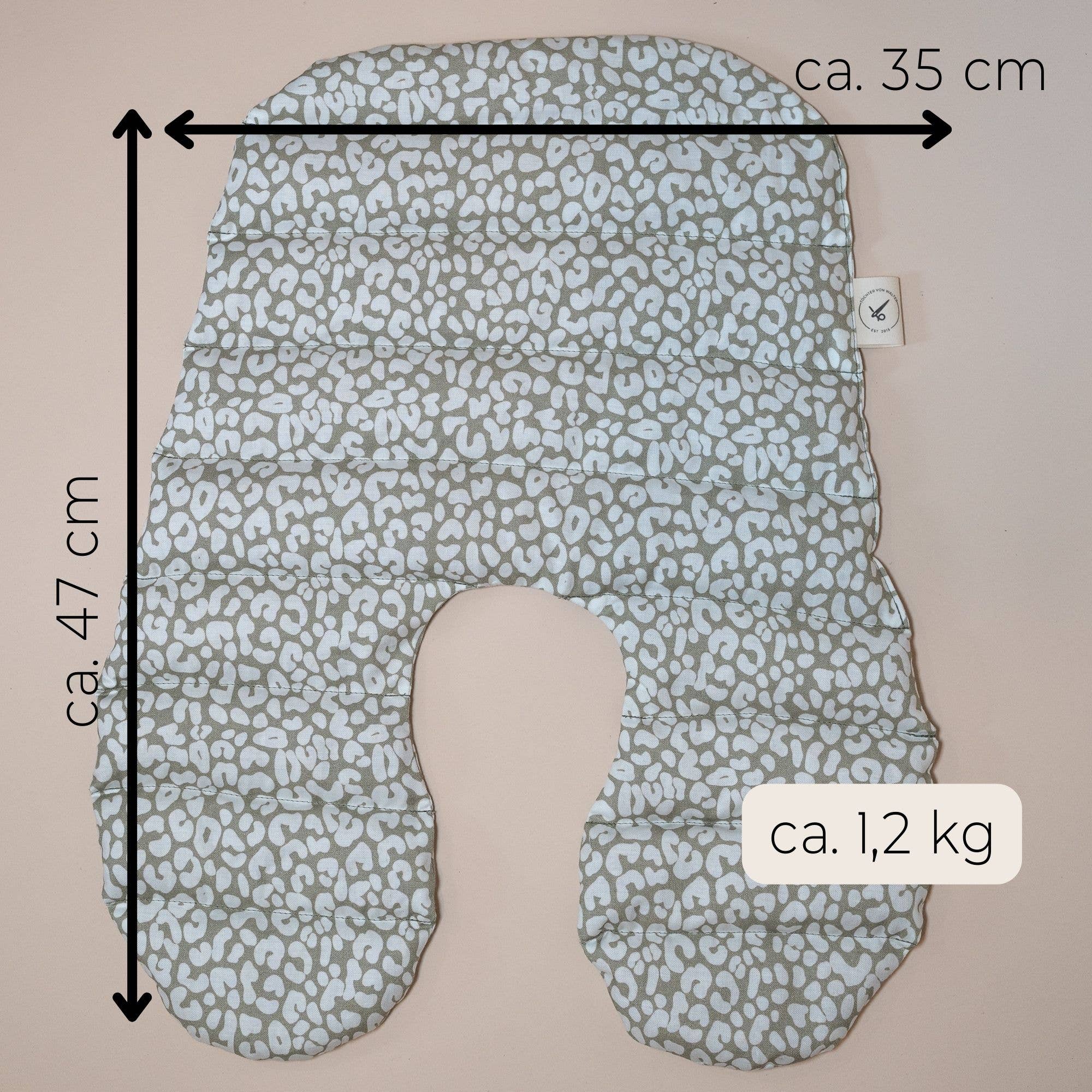 Tochter von Walter - Vente Bandeau pour le spa - Coussin chauffant pour le cou à motif léopard1