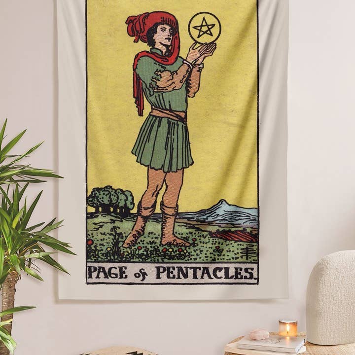 Sida av Pentacles tapet för wholesale av Nirvana Threads