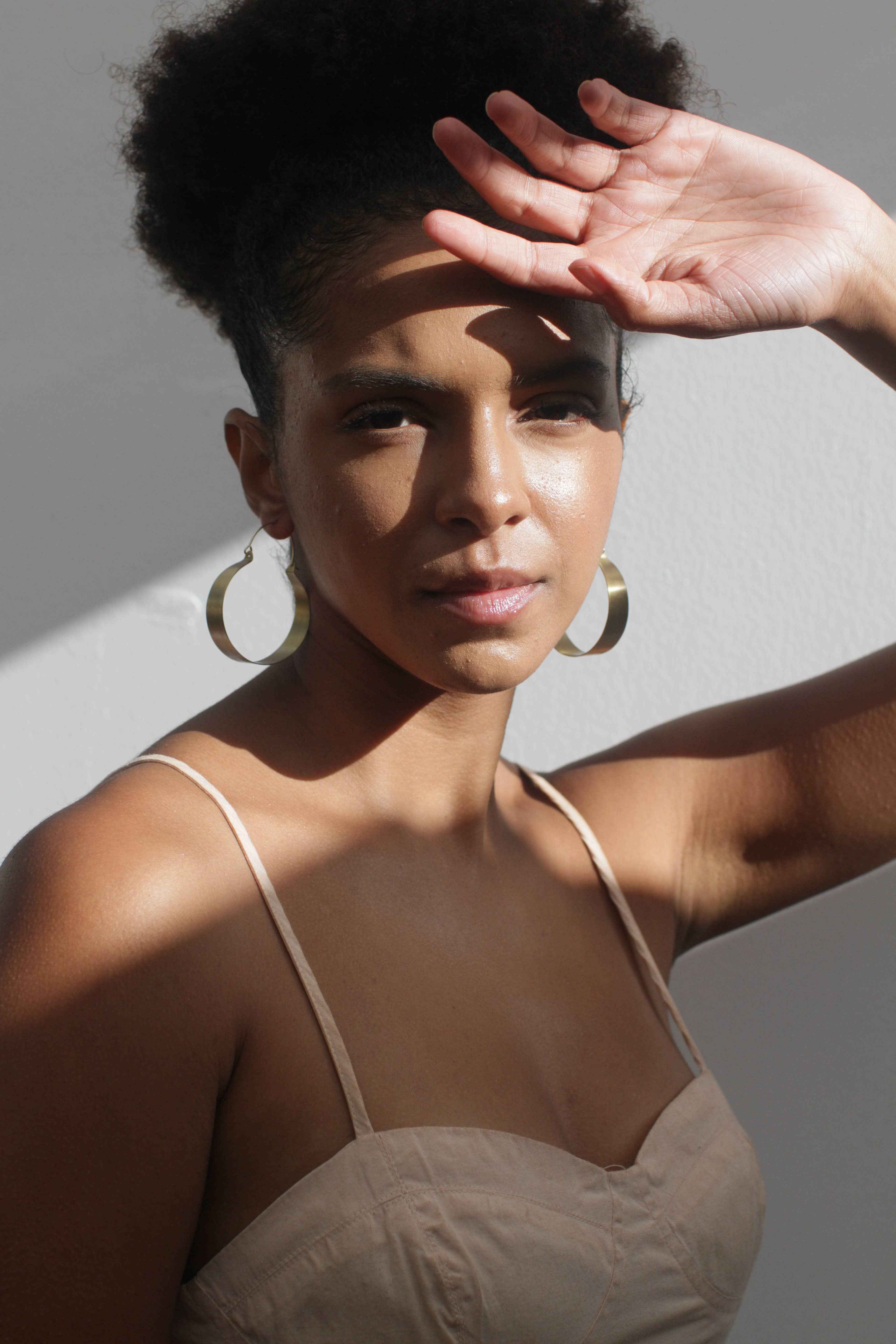 Rover & Kin - Wholesale Hoop Earrings - Brassy Statement Earrings6