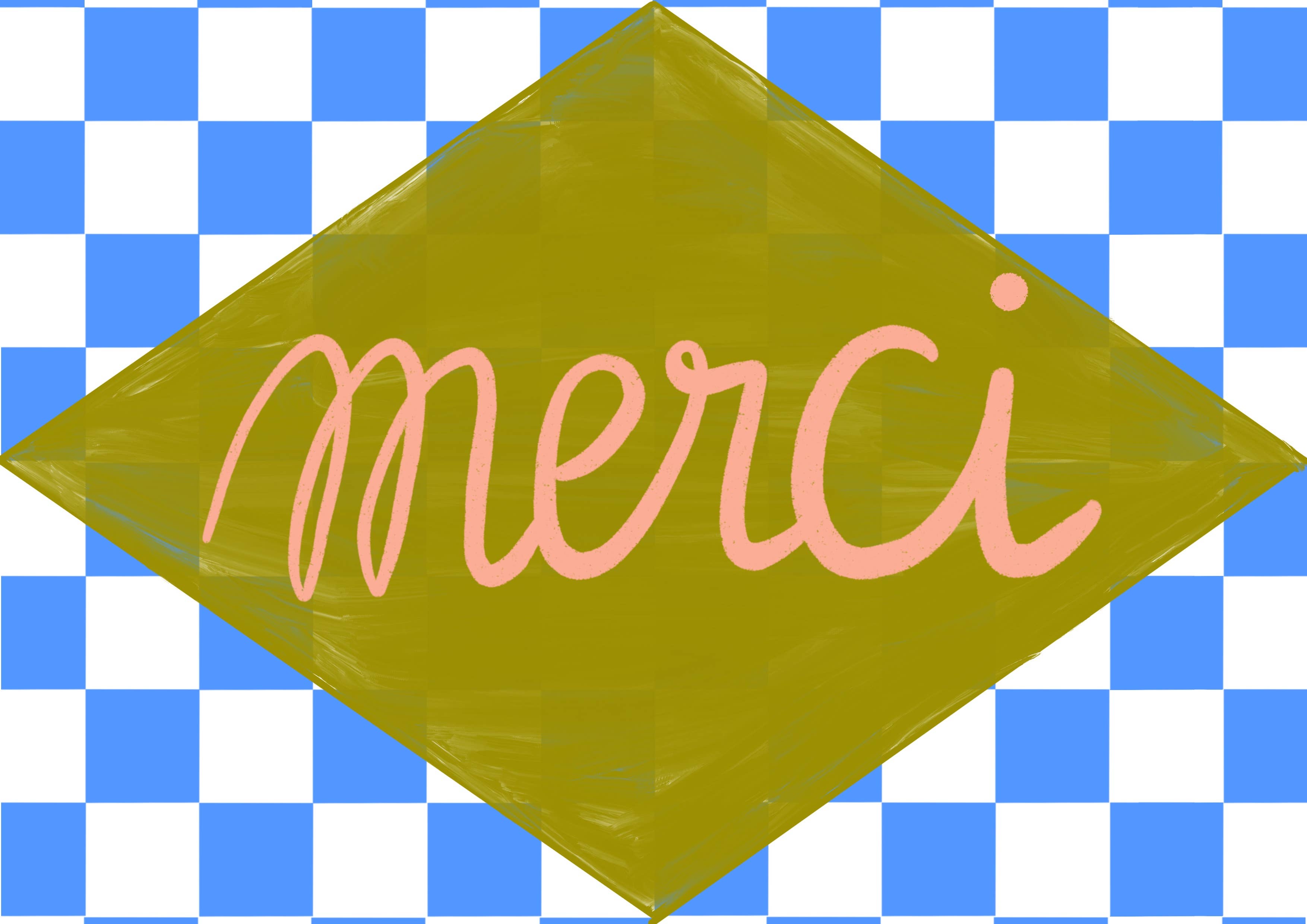 Carole Hillman - Wholesale Kunstprint - Merci1