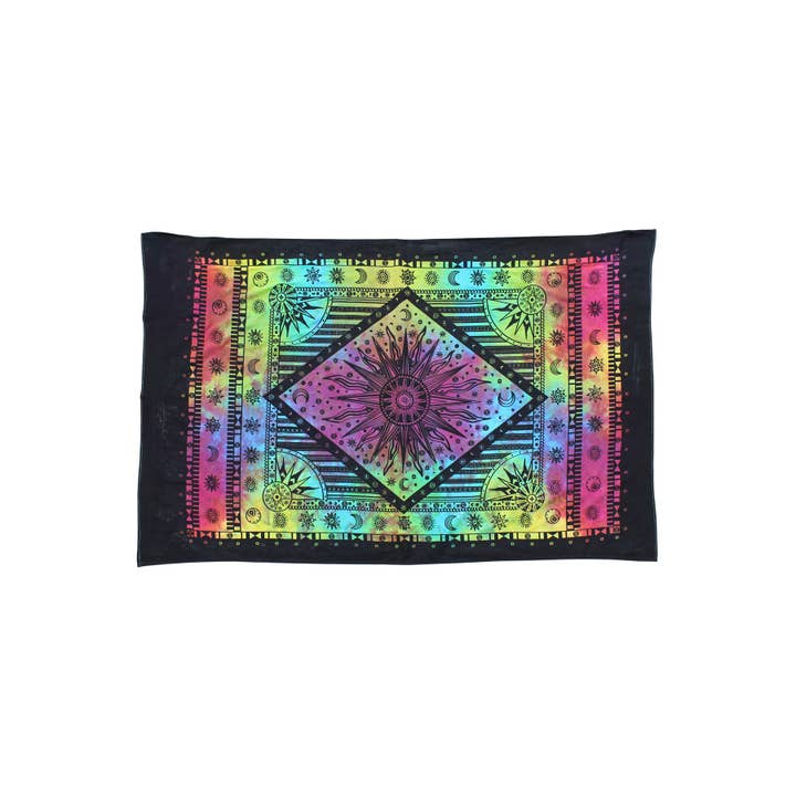 Lakhays Collection Inc. - Wholesale Tapestry/Textile - Celestial Sun & Moon Tapestry
