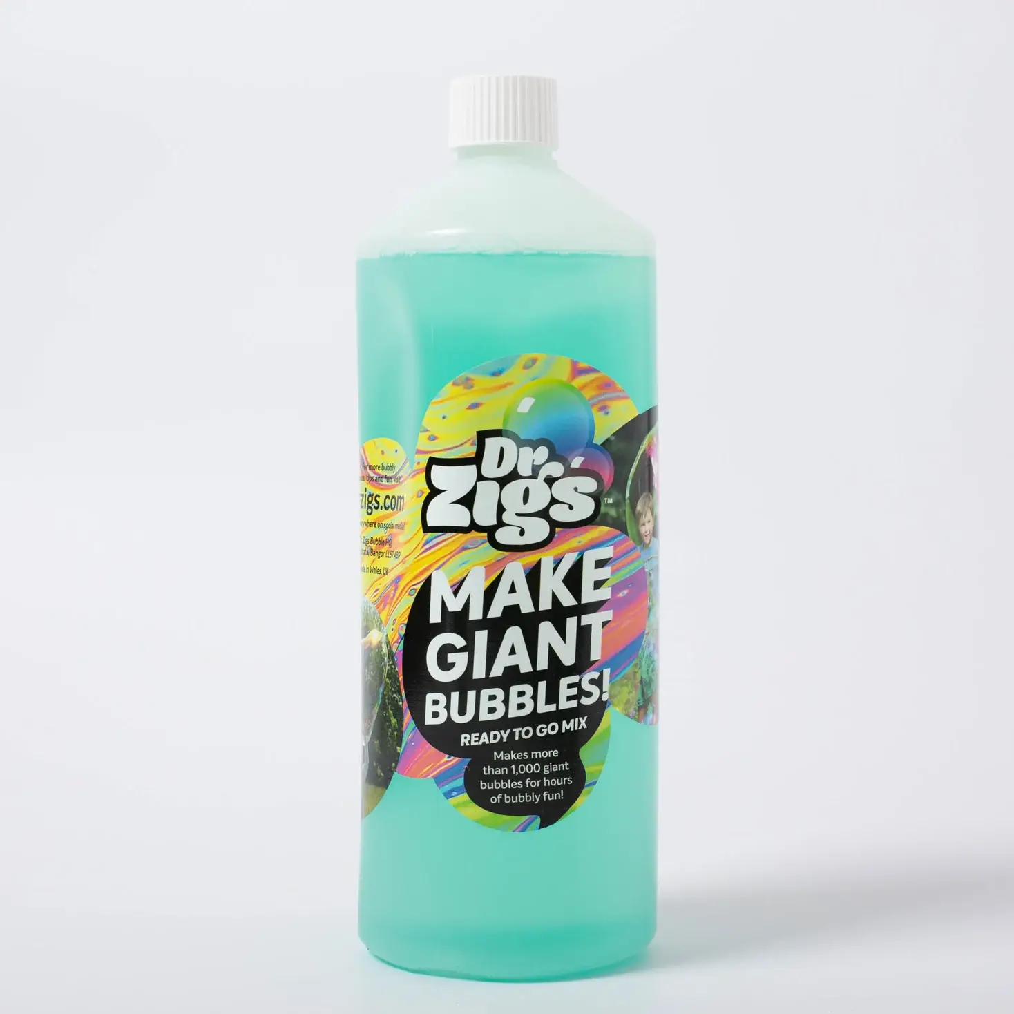 Dr Zigs - Wholesale Bubble Wand - Kids - Ready to Go Giant Bubble Mix - 1L1