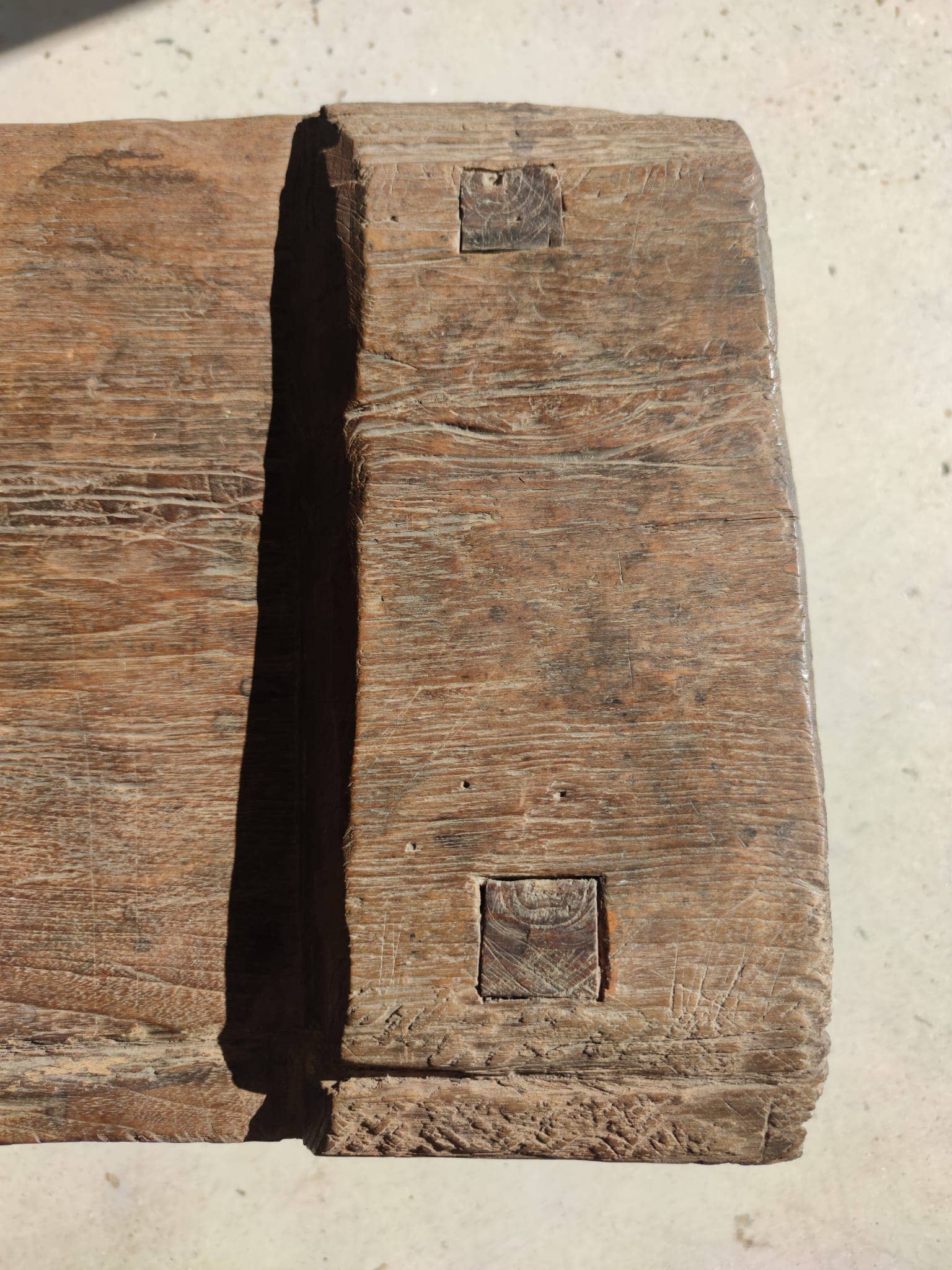 Office Objets - Wholesale Bench - Very large antique teak bench H:50cm L:2m0687