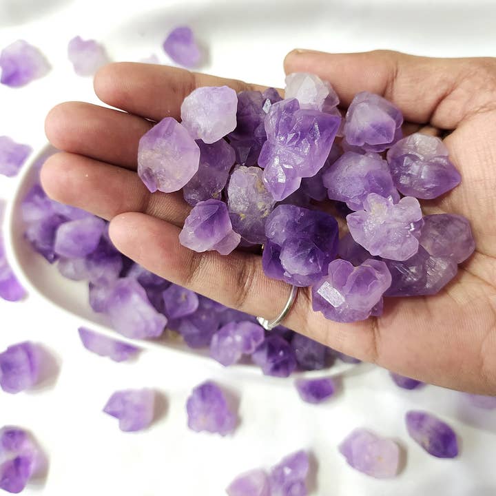 Soothing Crystals - Vente Pierre et cristal de spiritualité - 100g Points Naturels | Améthyste | Points de Cristal de Guérison7