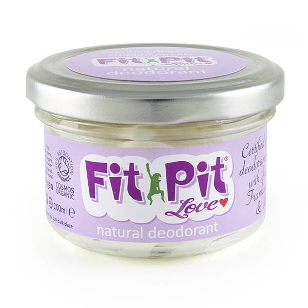 Fit Pit Love natural deodorant - COSMOS ORGANIC for wholesale by The Green Woman