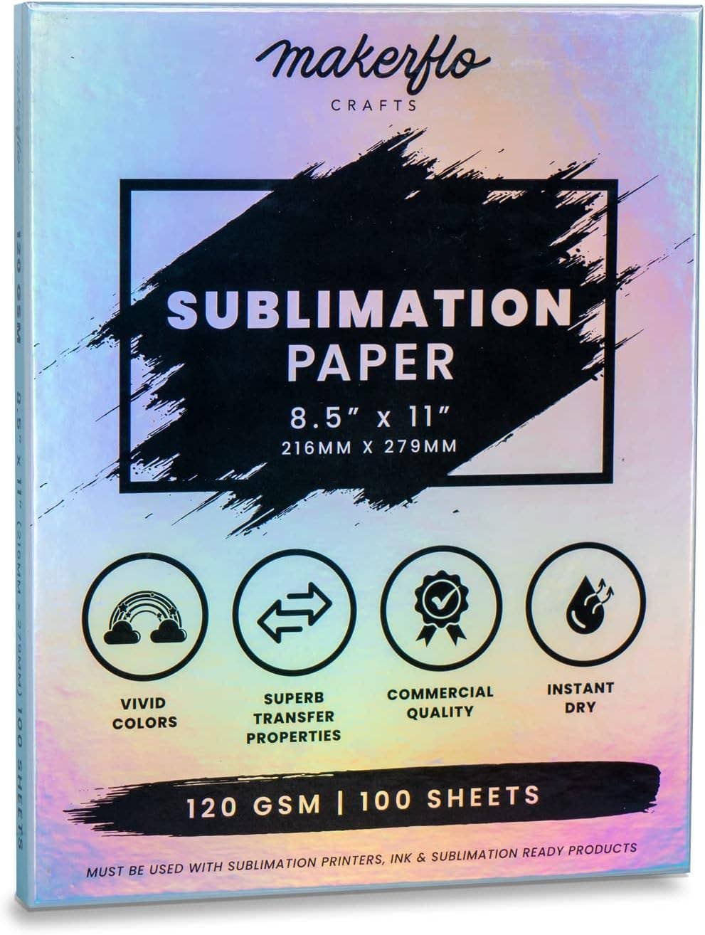 MakerFlo - Wholesale Craft Supplies - Makerflo Sublimation Paper 100 Sheets Heat Transfer Paper18