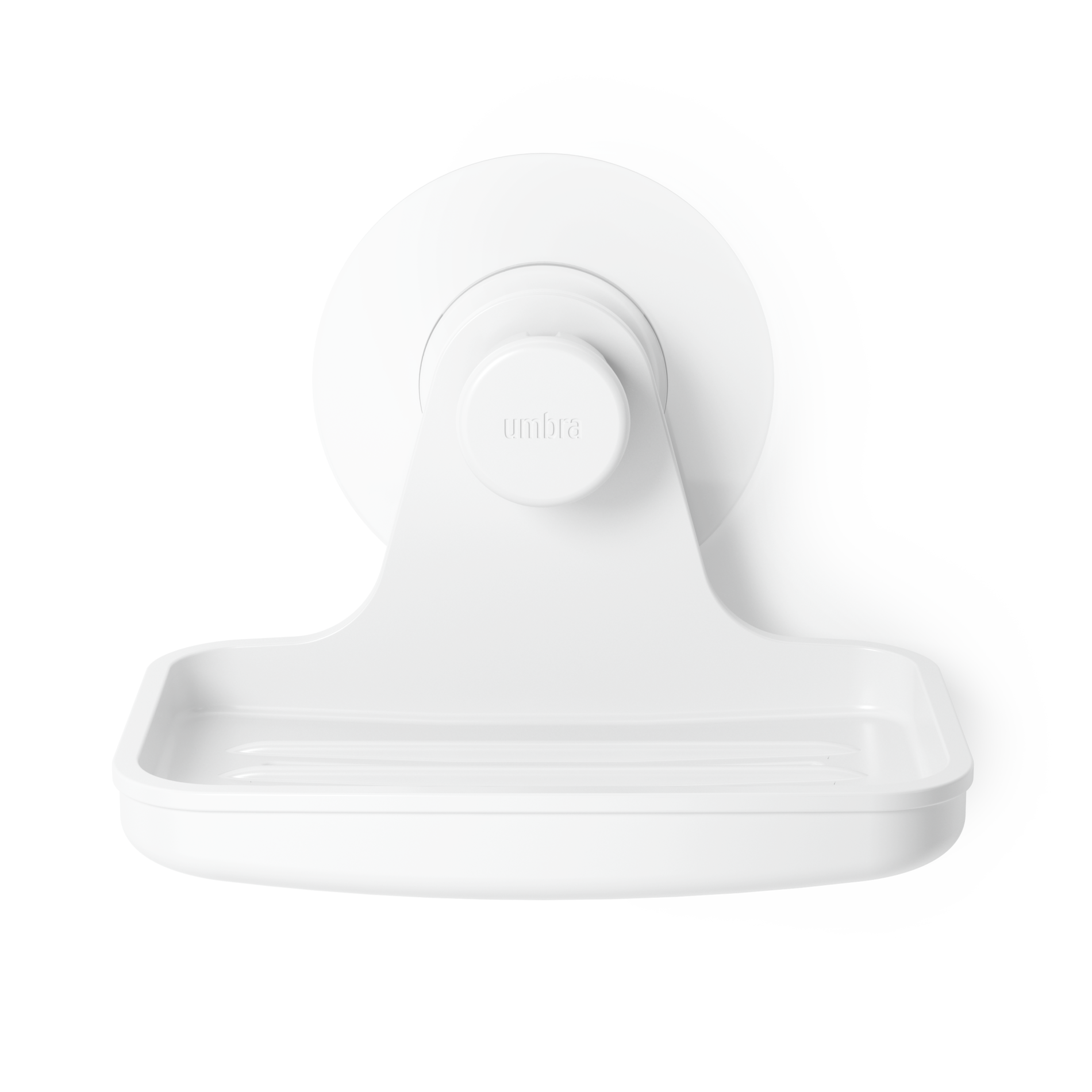 White Flex Adhesive Soap Dish for wholesale on Faire4