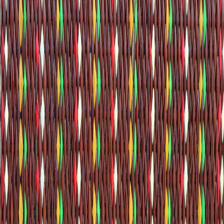 Baskets of Cambodia - Wholesale Clutch Bag - Women's - Mini Oval Collapsible Traveler Clutch W/ Handle & Strap13