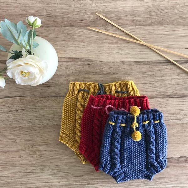 Babybroekje Lison - Het breipakket voor wholesale door Mignonnery