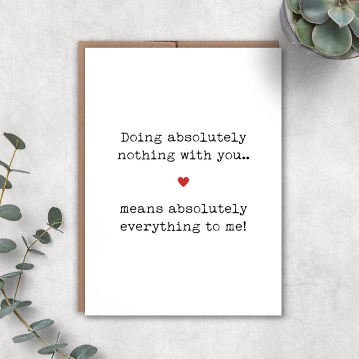 Cartão Tudo Para Mim por atacado de Expression Design Co