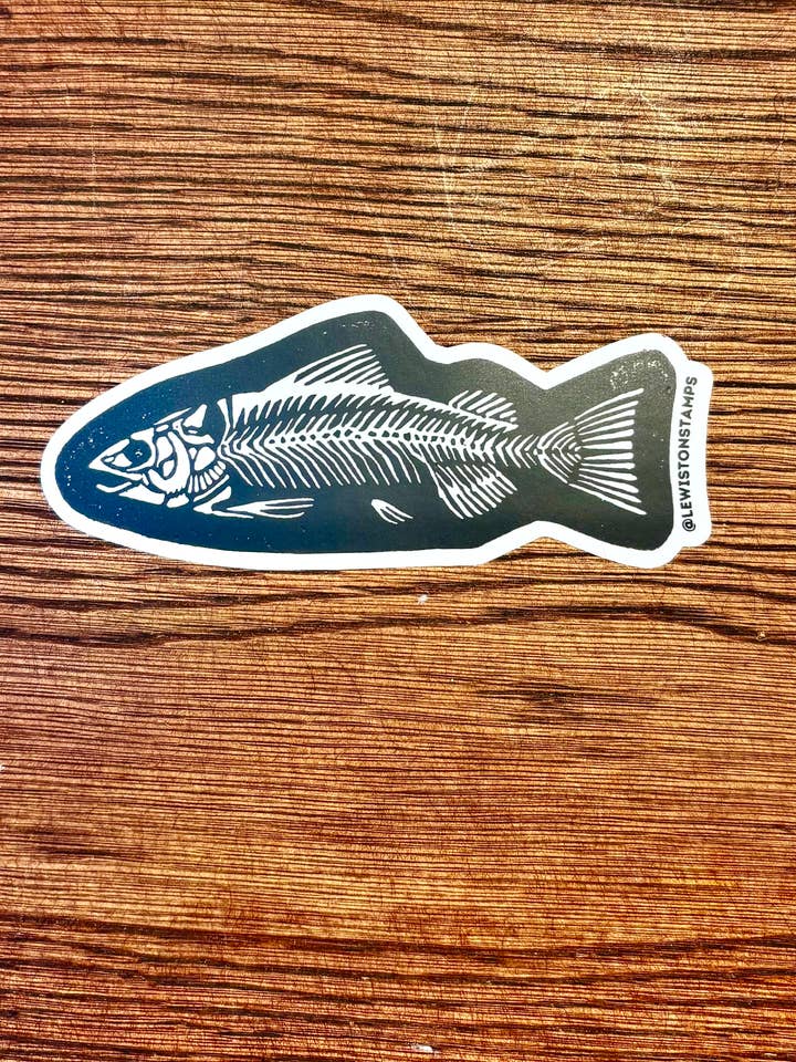 Fiskbensklistermärke för wholesale av Lewiston Stamps