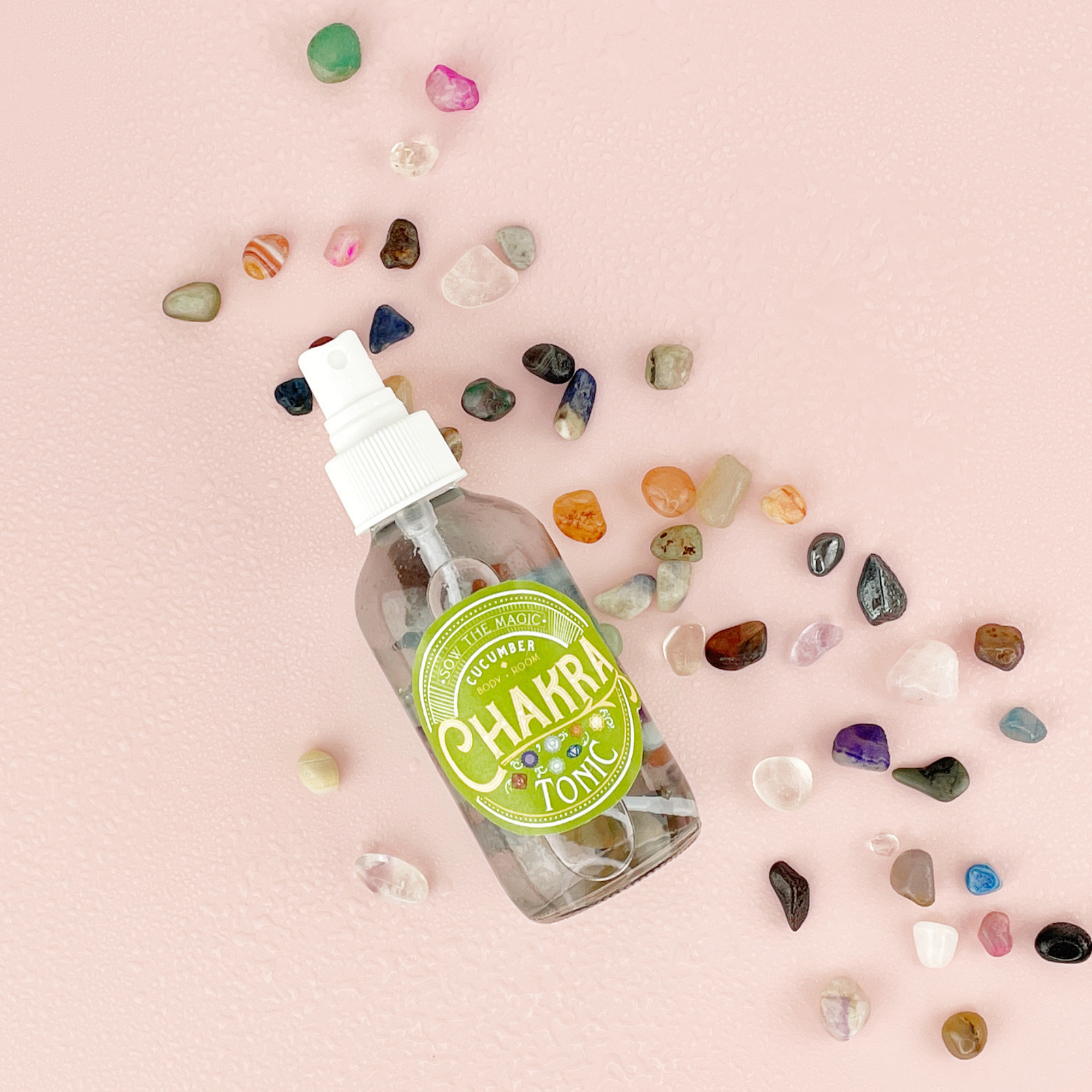 Sow the Magic – Großhandel Raum- & Wäschespray – Mit Edelsteinen angereichertes Chakra-Körper-Tonikum und Raumtonikum2