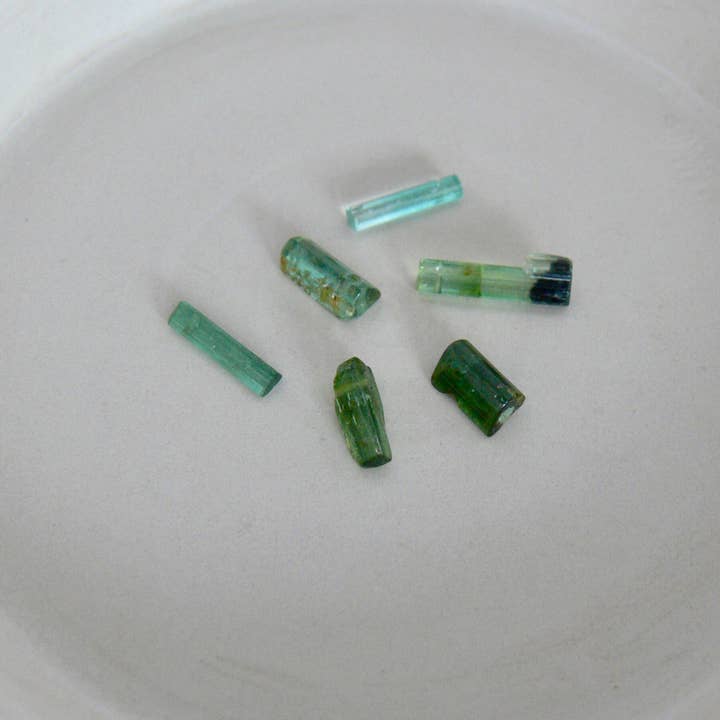 Rope and Leather - Wholesale Pendant/Charm Necklace - Tourmaline and Silk Necklace1