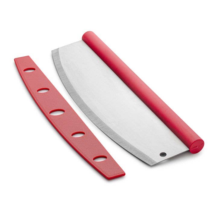 HIC - Harold Import Co. - Wholesale Kitchen Tool/Gadget - Fantes Cousin Luca's Rocking Pizza Cutter With Blade Guard0
