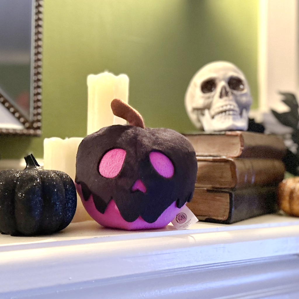 MaterialJill - Wholesale Stuffed/Plush Toy - Kids & Baby - 6" Halloween Plush - Poison Skull Apple - Purple5