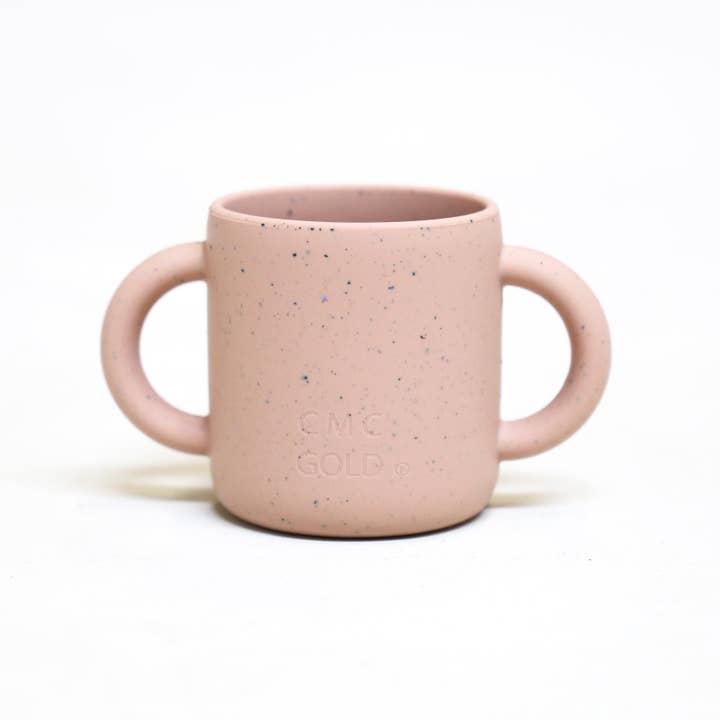 CMC Gold - Wholesale Drinking Glass/Cup - Kids & Baby - Silicone Cup - First Drinking Cup With Handles