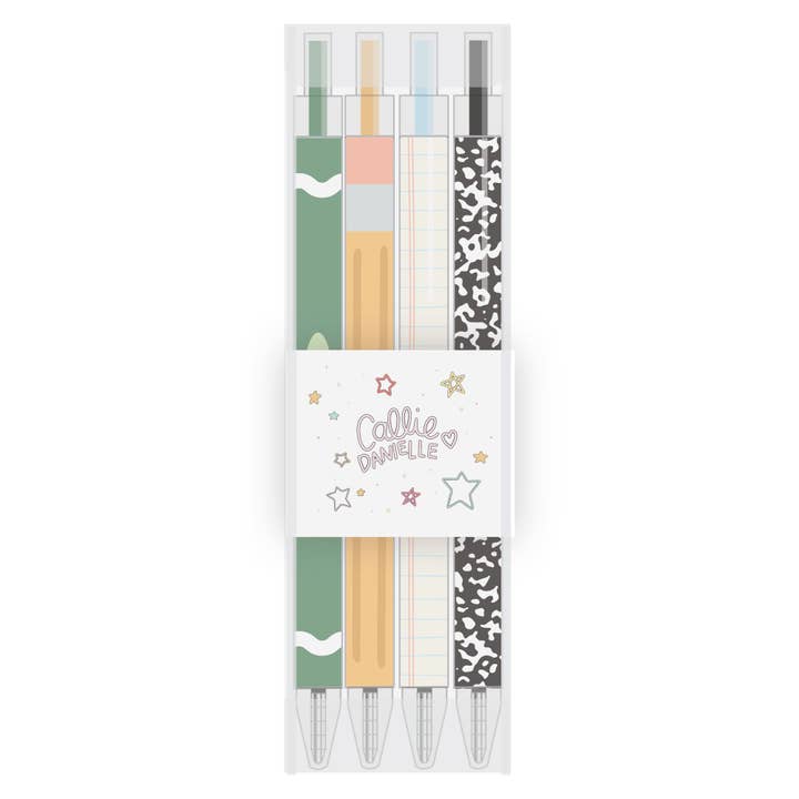 Escribe en el conjunto de bolígrafos esenciales para el aula. para venta al por mayor de Callie Danielle