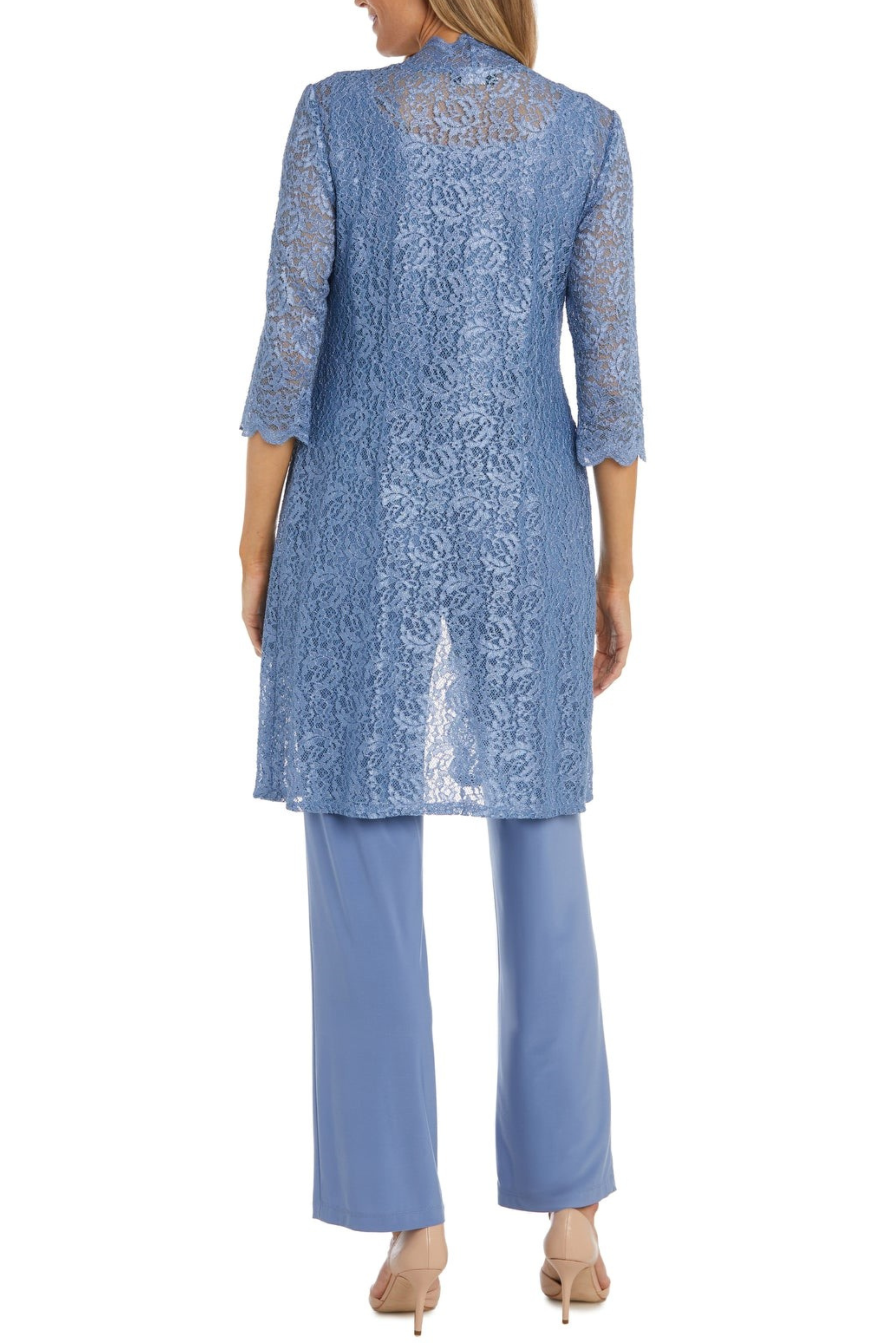 New Yorker's Apparel - Wholesale Top & Pant Set (NOT Loungewear) - Women's - RM Richards Lace 3/4 Sleeve 3-Piece Pants Set11