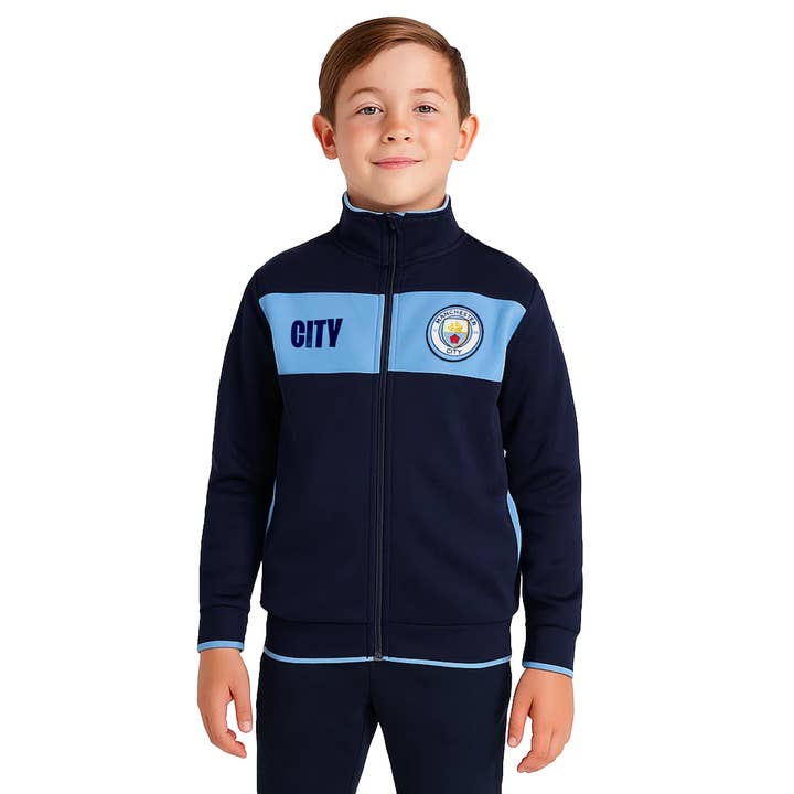Manchester City FC Track Jacket - MC52TJ-2 for wholesale by Icon Sports