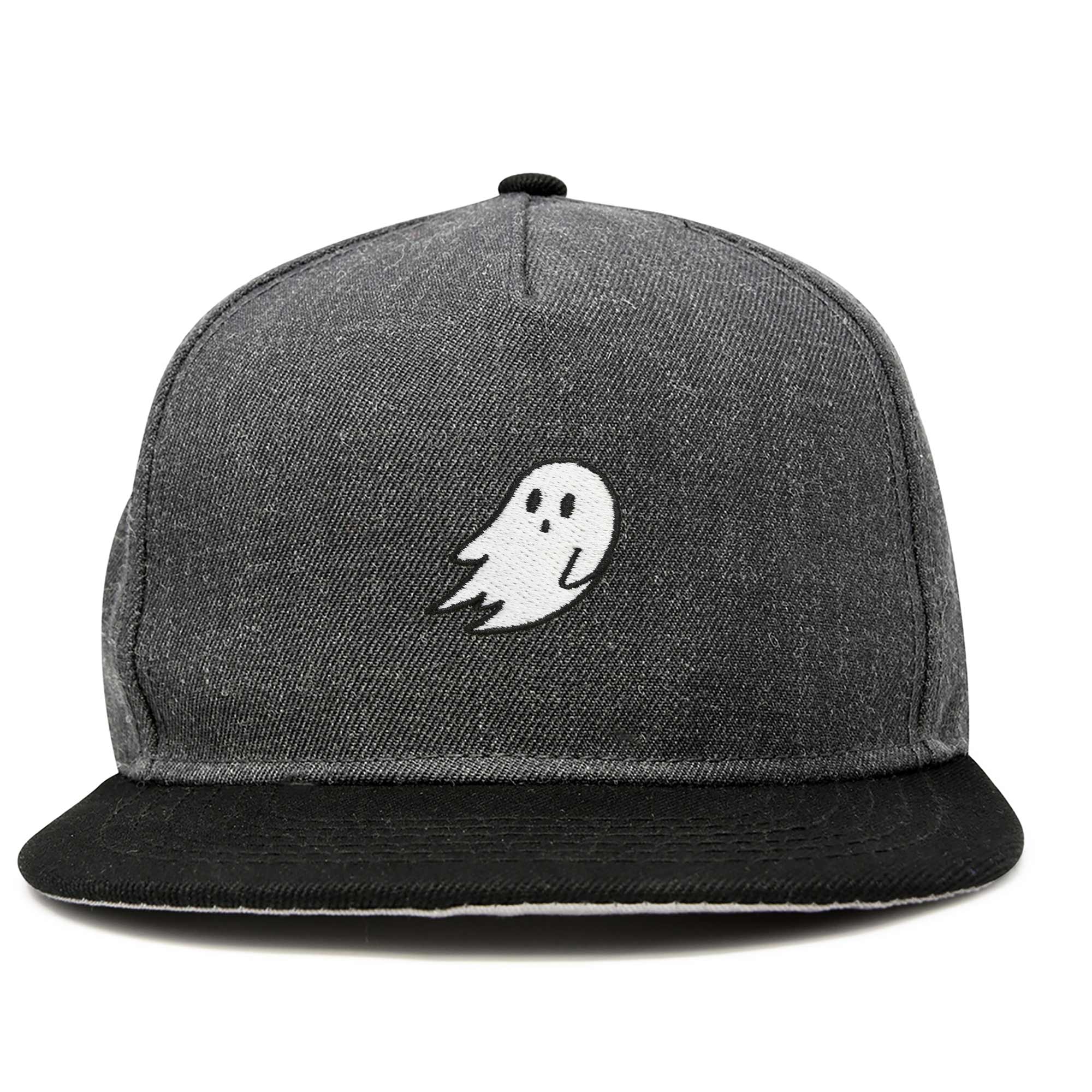 Dalix - Vente Casquette à visière plate – unisexe - Casquette plate brodée Dalix Ghost4