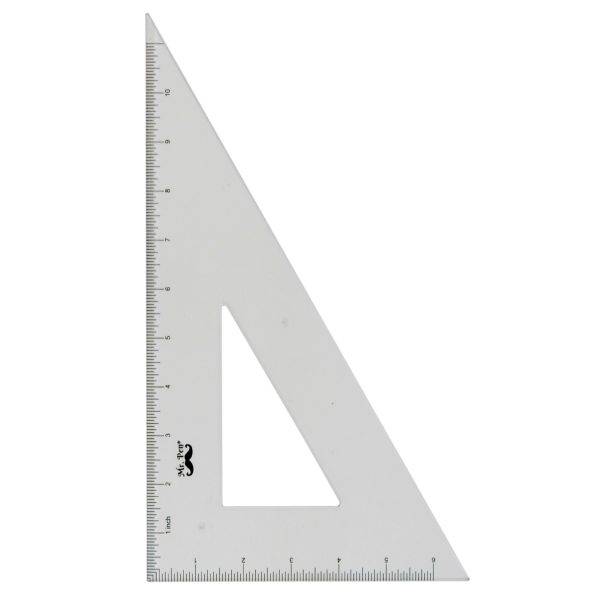 Mr. Pen - Wholesale Ruler - Mr. Pen Architectural Triangular Ruler Set with 12 Inch Triangular Scale, 11 Inch 30/60 and 8 Inch 45/90 Triangles1