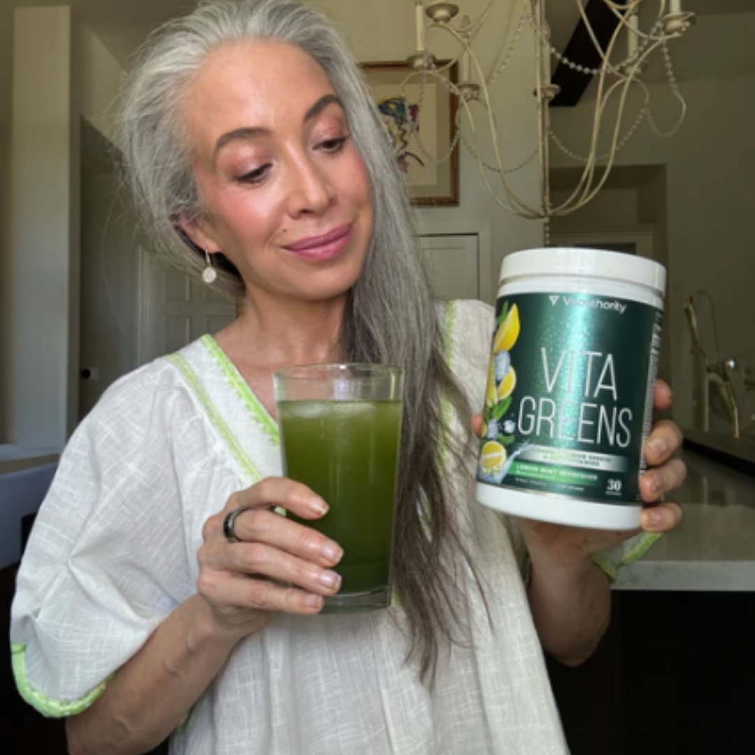 Vitauthority - Wholesale Protein/Superfood Powder - Vita Greens Powder: Immunity & Gut Health, Lemon Mint3