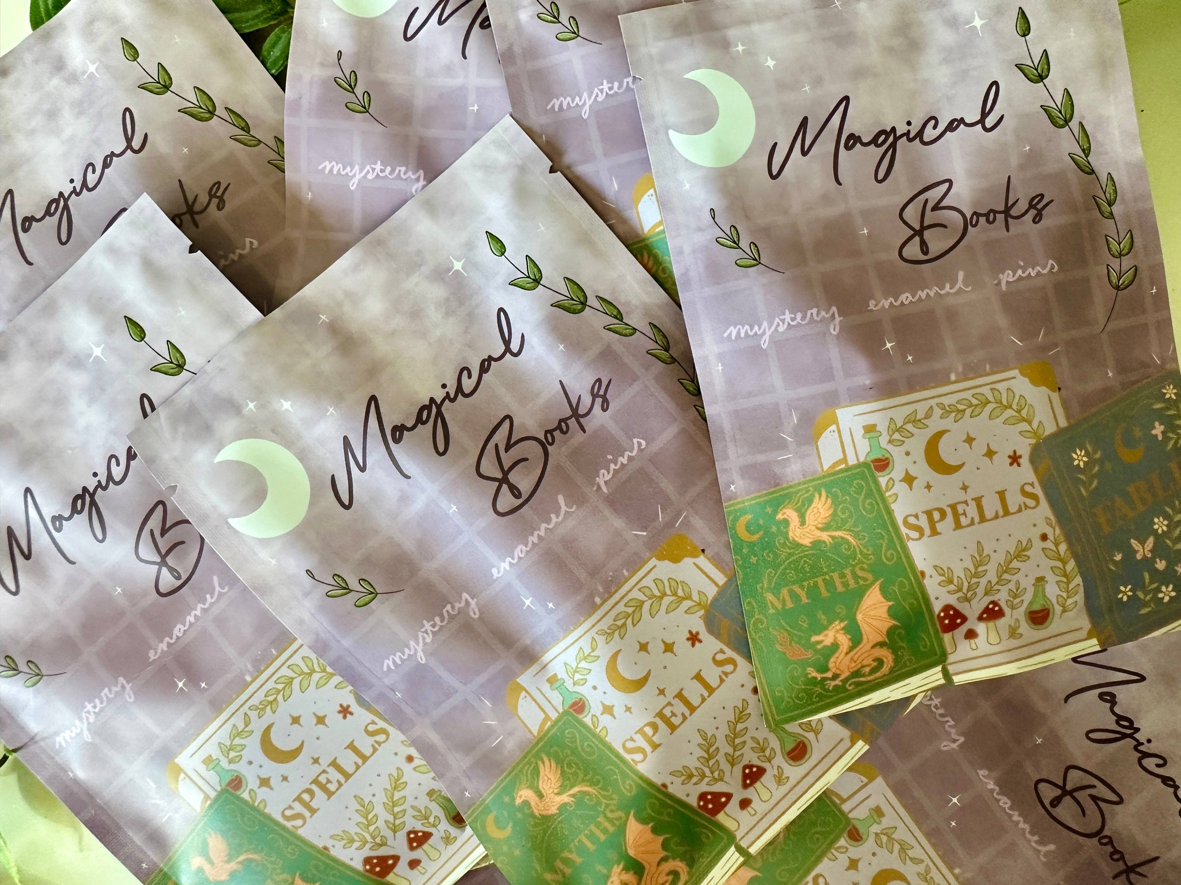 Magic&Books - Wholesale Lapel Pin/Button - Magical Books Mystery Enamel Pin Blind Bag5