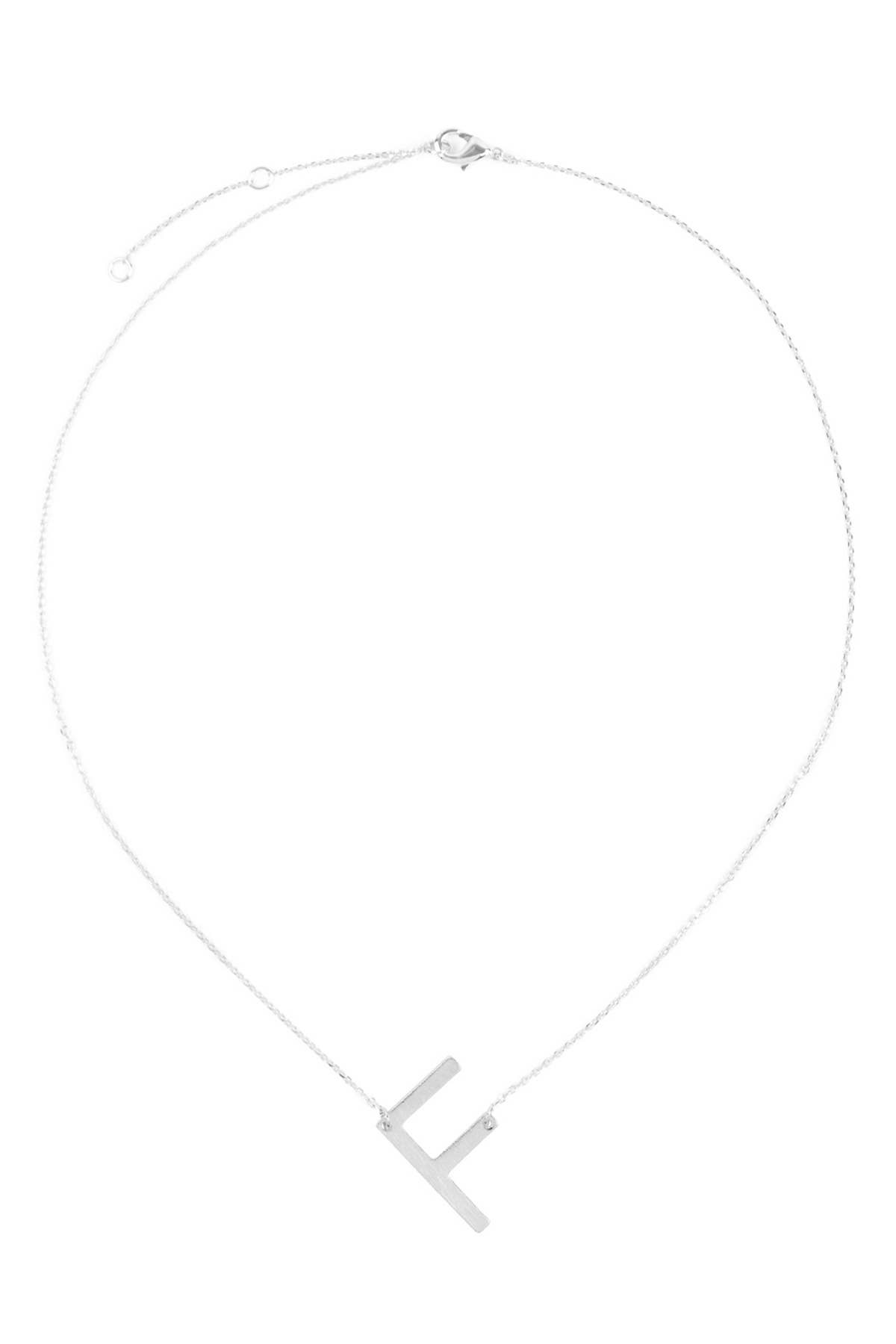 MYS Wholesale Inc - Wholesale Pendant/Charm Necklace - Initial Rough Finish Chain Necklace1