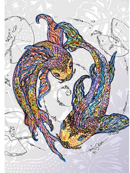 Koi Fish Equal Love Card for wholesale by Give A Fig