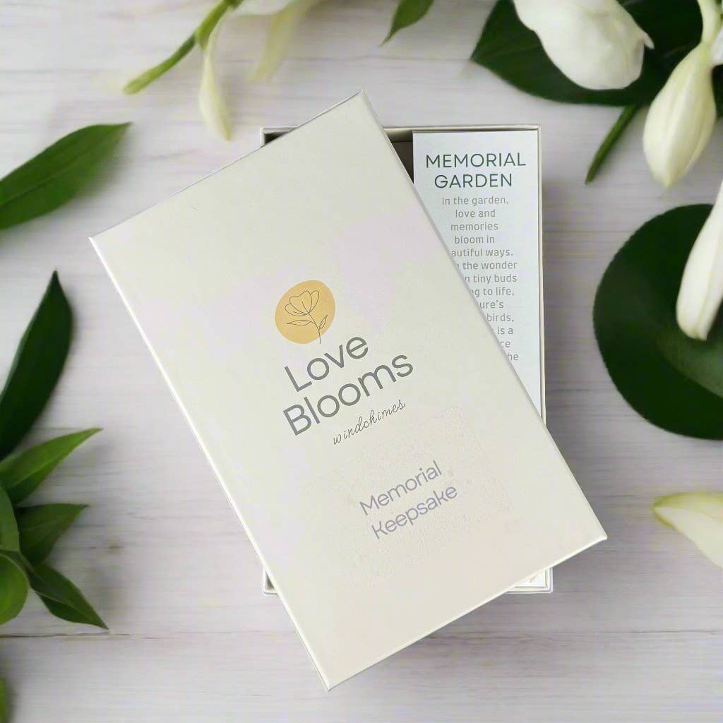 The Grandparent Gift Co. Inc. - Wholesale Wind Chime - Memorial Garden: Love Blooms Sympathy Windchime - 90045