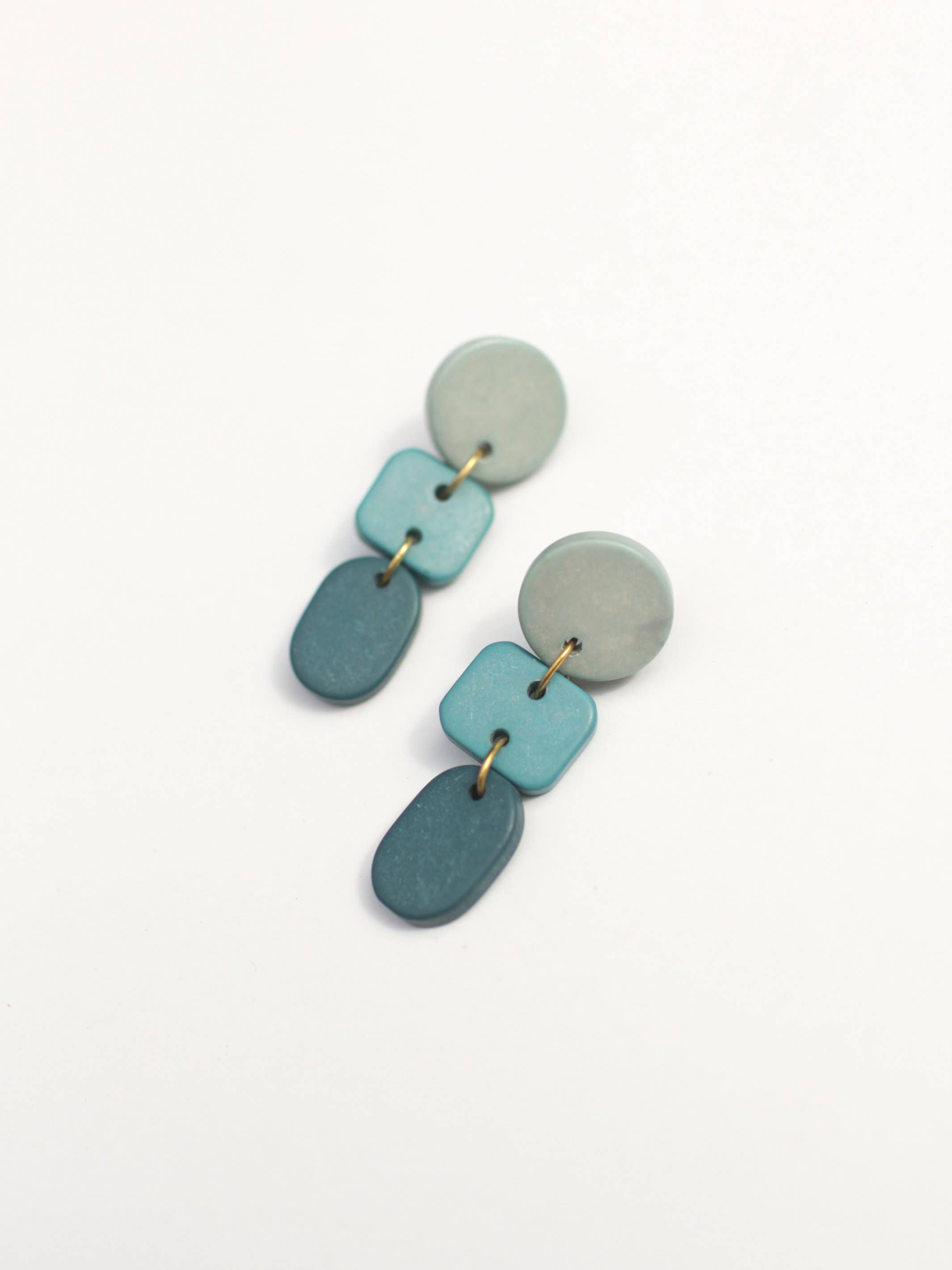 Rover & Kin - Wholesale Hangende/ronde oorbellen - Ombré Clay oorbellen9