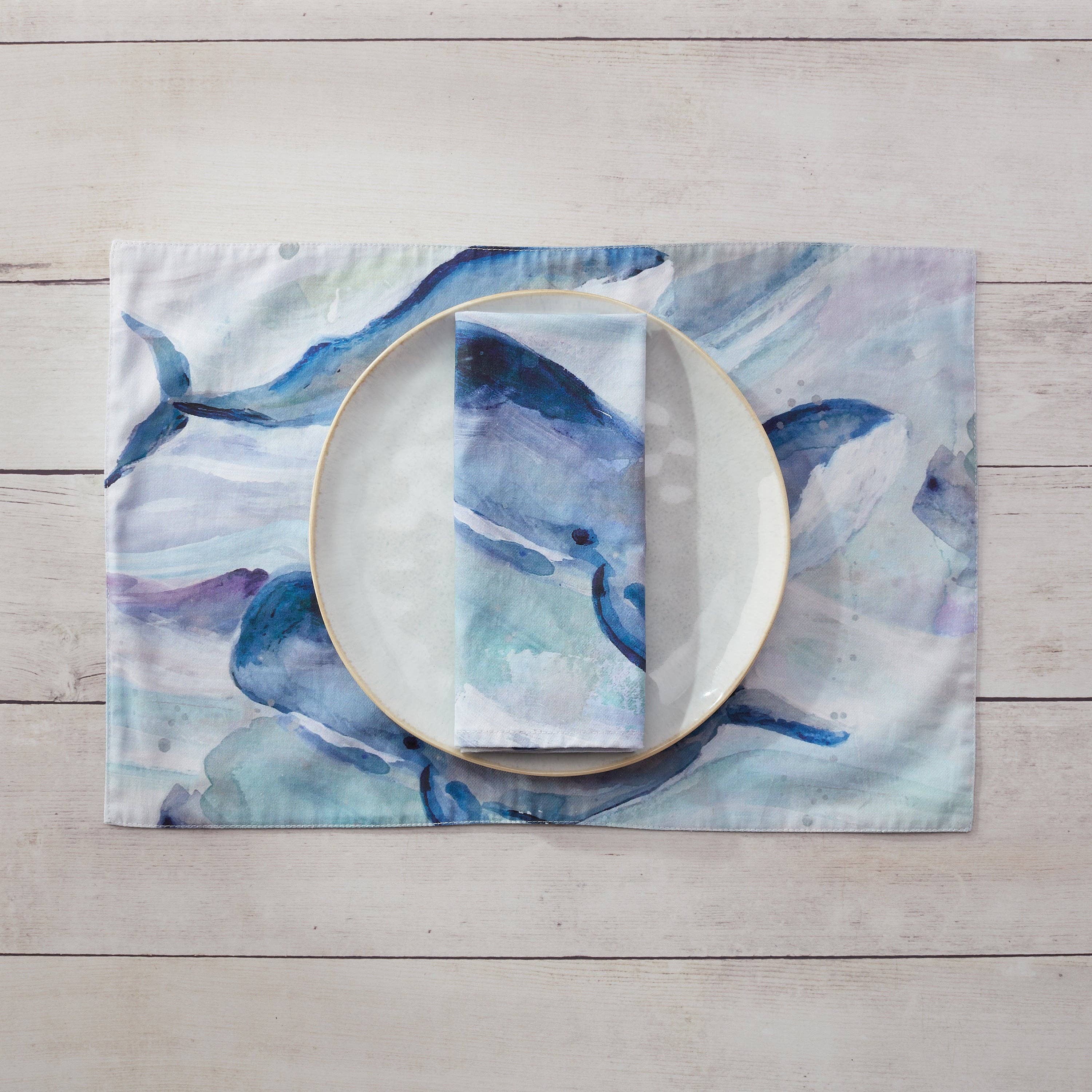 Kim Hovell Art - Wholesale Placemat - Reversible Placemats (Set of 2) - Deep Sea2