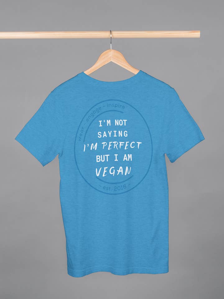 Not Perfect, but Vegan T-Shirt for wholesale by talkvegantome