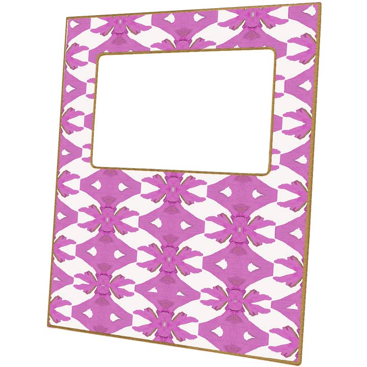 473LP - Porta-retratos Laura Park Pink Palms por atacado de Marye-Kelley