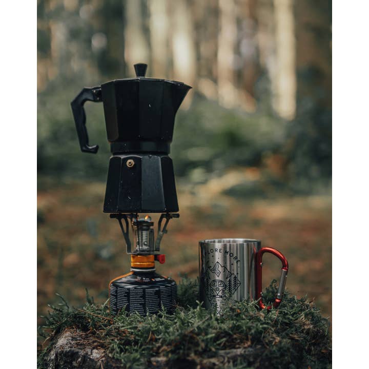 Tiny Print Shop – copos e garrafas térmicas por atacado – Explore mais caneca de acampamento de aço mosquetão4