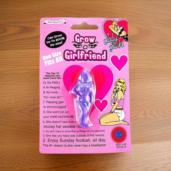 The Diabolical Gift People - Novelty Gifts, Mother's Day - Wholesale Gag Gift/Novelty Gift - Grow A Girlfriend, Valentine Gifts for Men, Party Favors