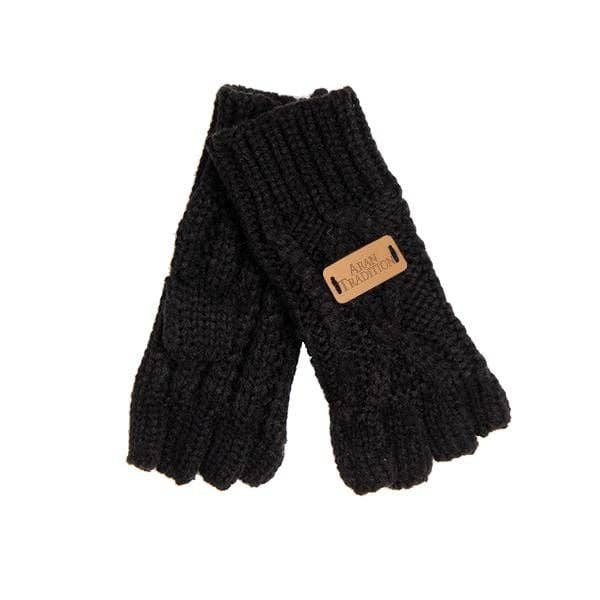 Aran Traditions - Venta al por mayor Guantes - Mujer - Guantes sin dedos Aran Classic Cable