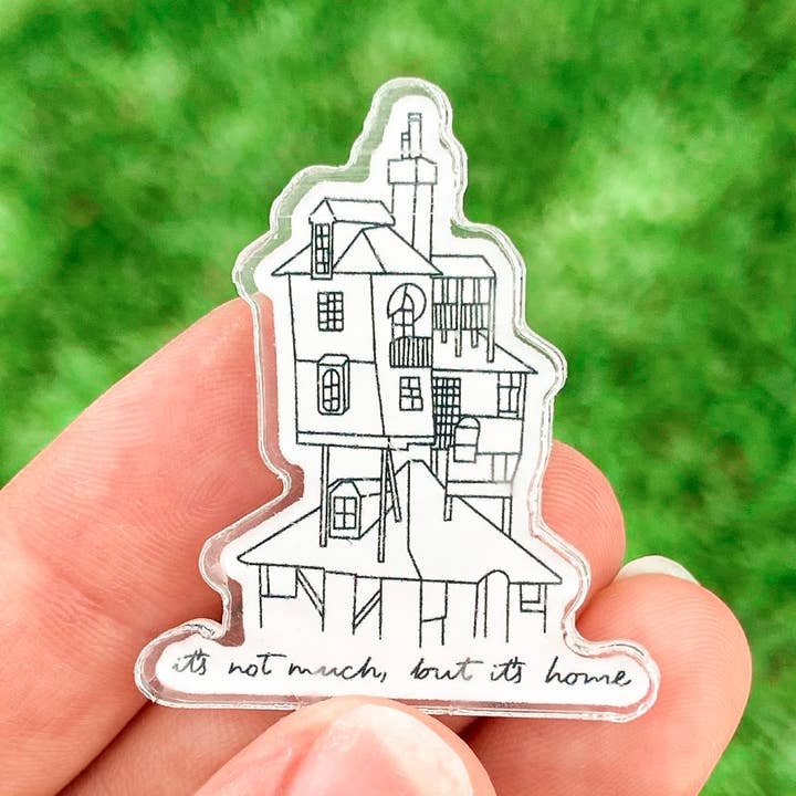 Simply Maddie Lee - Wholesale Lapel Pin/Button - It's Not Much But It's Home Pin0