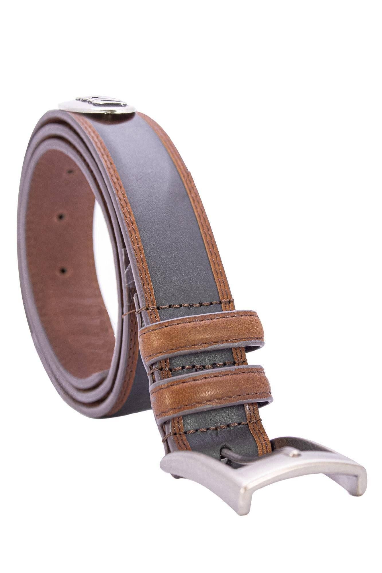 Zep-Pro - Wholesale Belt - Men's - Virginia Tech Hokies Men's Collegiate Two Tone Leather Belt.6