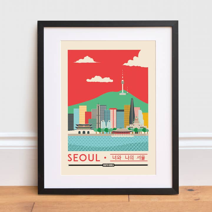 Imprimé Séoul pour la vente par The Creative Toucan ltd