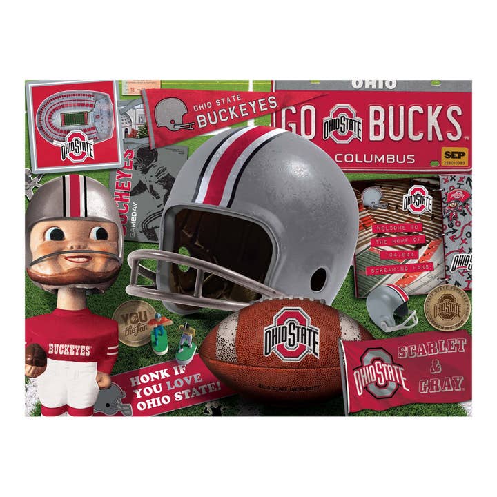 White Mountain Puzzles - Wholesale Puzzle - Adult - Ohio State Buckeyes (950141) - 500 Piece Jigsaw Puzzle