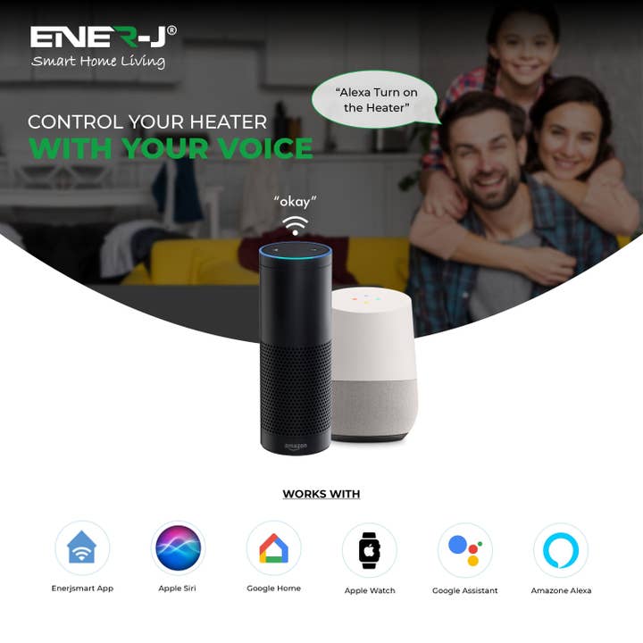 ENER-J – wholesale Light bulb/puck – 2000W, Smart PTC Ceramic Heater, wifi controlled heater, Con2
