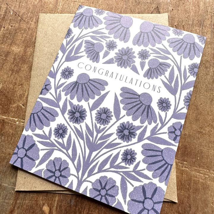 Katharine Watson – postal de felicitações por atacado – “Parabéns”, Cartão de Felicitações5