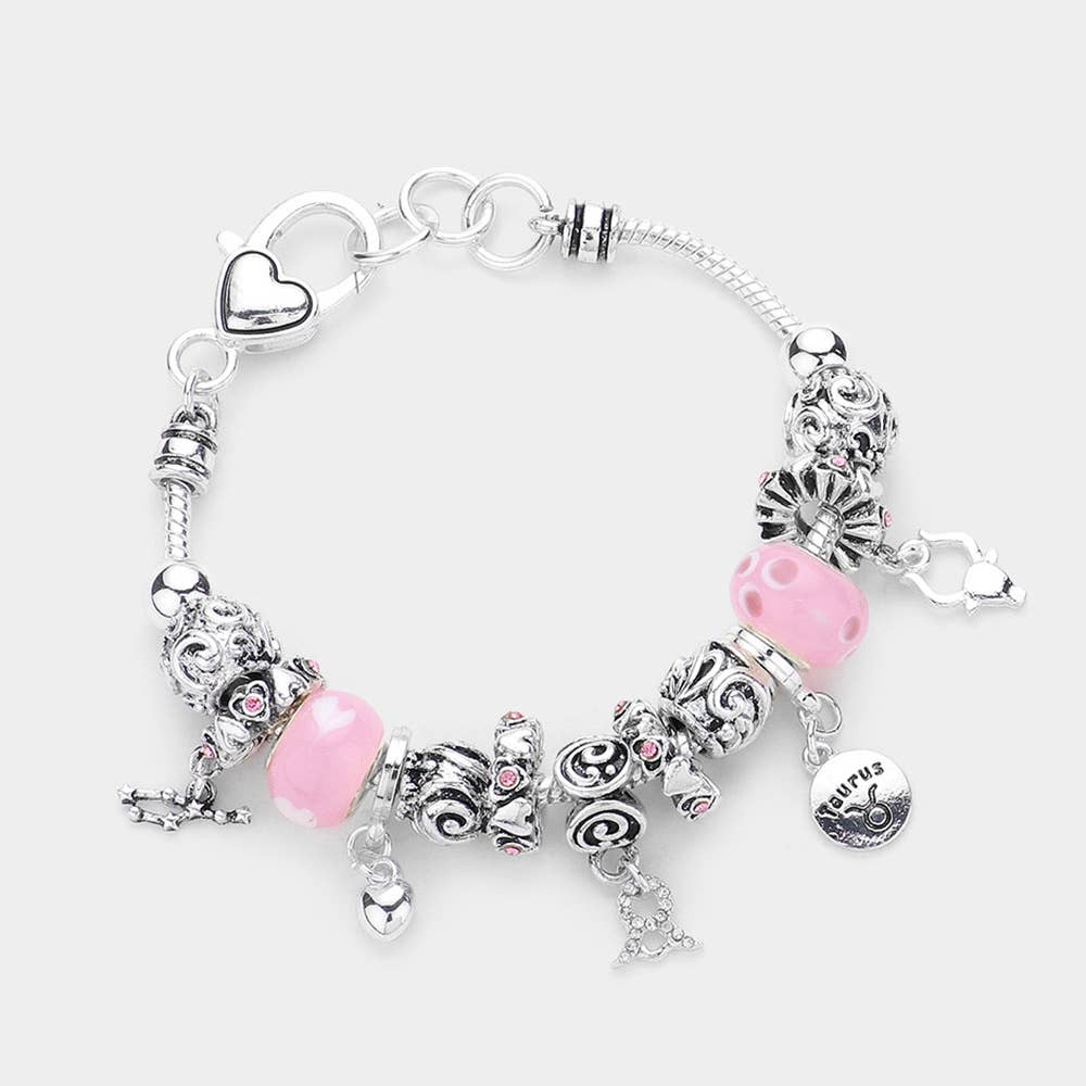 Sensibling Corp. - Wholesale Charm/Dangle Bracelet - ARIES - Multi-Beads Zodiac Sign Charm Bracelet3