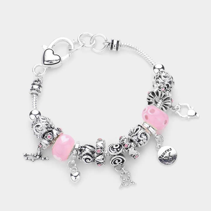 Sensibling Corp. - Wholesale Charm/Dangle Bracelet - ARIES - Multi-Beads Zodiac Sign Charm Bracelet3