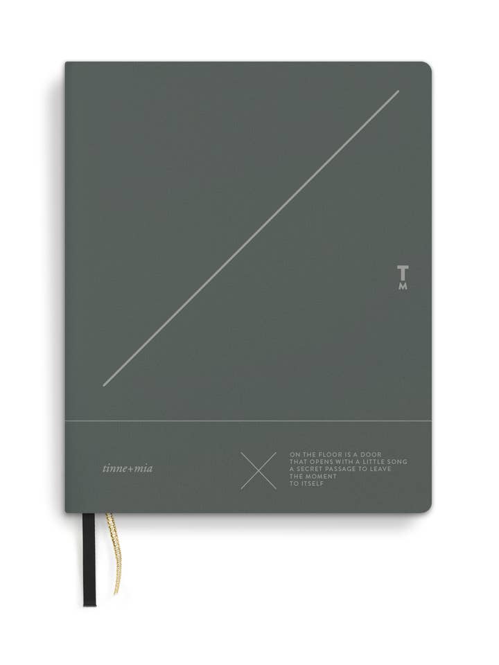 Bullet journal A6+ linnen met gouden folie - Eden voor wholesale door Tinne Mia